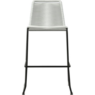 white outdoor counter stool